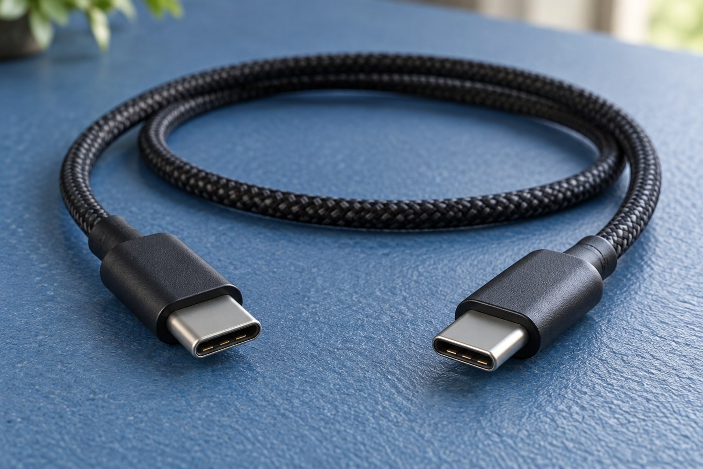 Illustrative detachable USB-C to USB-C cable
